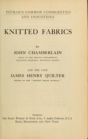 Cover of: Knitted fabrics