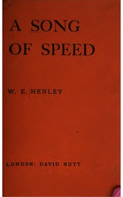 Cover of: A song of speed.