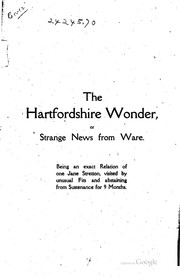 Cover of: The Hartfordshire wonder