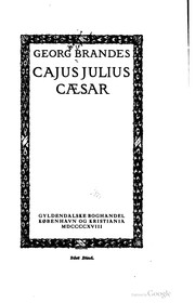 Cover of: Cajus Julius Cæsar.