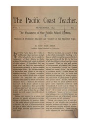 Cover of: The Pacific Coast Teacher
