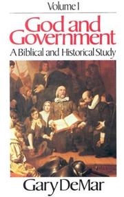Cover of: God and Government, Vol. 1 by Gary DeMar