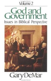 Cover of: God and Government, Vol. 2 (God & Government) by G. Demar, Gary DeMar