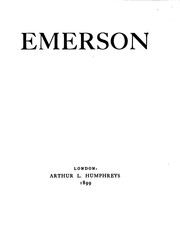 Emerson: Essays