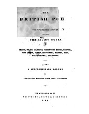 The British poets of the nineteenth century, including the select works of Crabbe ... and others ... by British poets