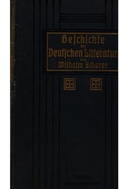 Cover of: Geschichte der deutschen Litteratur