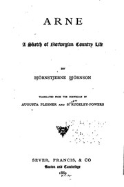 Cover of: Arne by Bjørnstjerne Bjørnson