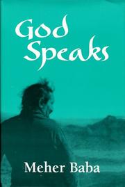 Cover of: God Speaks by Meher Baba