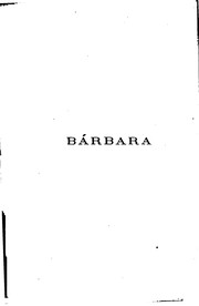Cover of: Bárbara: Tragicomedia en cuatro actos by Benito Pérez Galdós