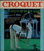 Cover of: Croquet | Christopher Russell Reaske