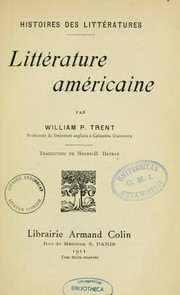 Cover of: Littérature américaine