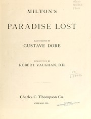 Cover of: Milton's Paradise lost