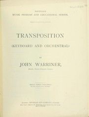 Cover of: Transposition by John Warriner