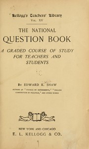 Cover of: The national question book: a graded course of study for teachers and students
