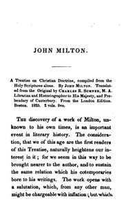 Cover of: Remarks on the Character and Writings of John Milton: Occasioned by the Publication of His ...