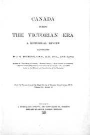 Cover of: Canada during the Victorian era: a historical review