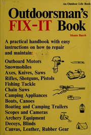 Outdoorsman's fix-it book by Monte Burch