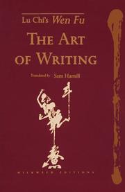 Cover of: The art of writing by Ji Lu