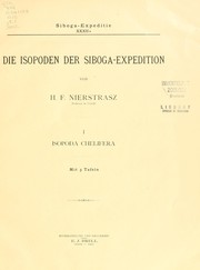 Cover of: Die Isopoden der Siboga-Expedition.