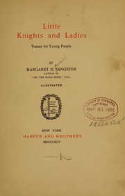 Cover of: Little knights and ladies: verses for young people