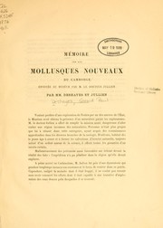 Cover of: Mémoire sur les mollusques nouveaux du Cambodge by Gérard Paul Deshayes