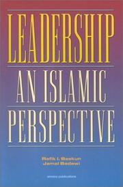 Cover of: Leadership: An Islamic Perspective