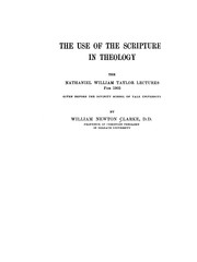 Cover of: The use of the Scriptures in theology