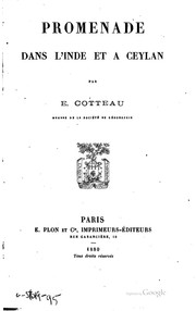 Cover of: Promenade dans l'Inde et à Ceylan