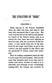 Cover of: The Evolution of "Dodd,": A Pedagogical Story.