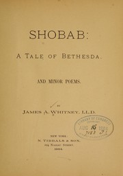 Cover of: Shobab: a tale of Bethesda