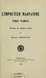 Cover of: L'imposteur magnanime Perkin Warbeck by Georges Eekhoud