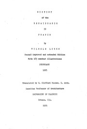 Cover of: History of the Renaissance in France. by Wilhelm Lübke