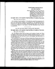 Cover of: To His Excellency Lieutenant-General Sir John Harvey, Knight Commander of the Most Honourable Military Order of the Bath, Knight Commander of the Royal Hanoverian Guelphic Order, Lieutenant-Governor and Commander in Chief, in and over Her Majesty's Province of Nova Scotia and its Dependencies, &c. &c. &c: the humble address of the Legislative Council and House of Assembly of Nova Scotia