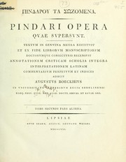 Cover of: Pindarou ta sozomena by Pindar
