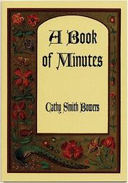 Cover of: A book of minutes: poems