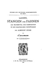 Cover of: Lanzen, stangen und fahnen als hilfsmittel der komposition in den graphischen frühwerken des Albrecht Dürer