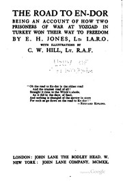 Cover of: The road to En-Dor by Jones, E. H. Lt.