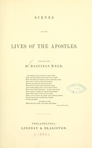 Cover of: Scenes in the lives of the apostles.