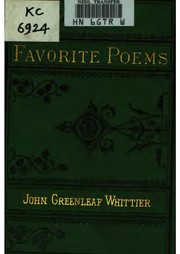 Cover of: Favorite poems