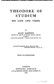 Cover of: Theodore of Studium: his life and times
