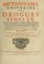Cover of: Dictionnaire universel des drogues simples