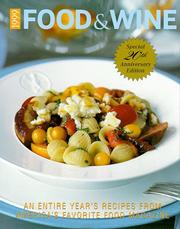 Cover of: Food & Wine Magazine's 1999 Annual Cookbook