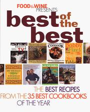 Cover of: Food & Wine Magazine's Best of the Best by 