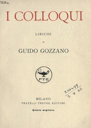 Cover of: I colloqui: liriche