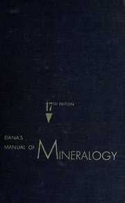 Cover of: Dana's manual of mineralogy