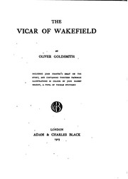 Cover of: The Vicar of Wakefield by Oliver Goldsmith , John Massey Wright