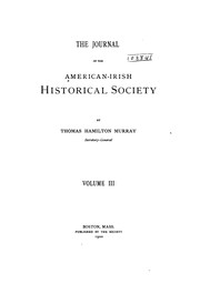 Cover of: The Journal of the American-Irish Historical Society