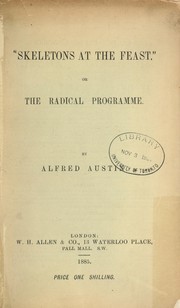 Cover of: Skeletons at the feast, or, The radical programme