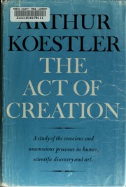Cover of: The act of creation. by Arthur Koestler