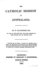 Cover of: The Catholic Mission in Australasia